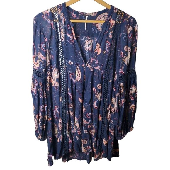 Free People Tops - Free People Floral Blouse Size Small